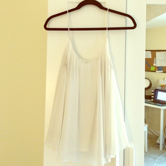 Millau white flowy top from LF.