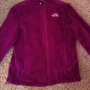 Furry Purple North Face Osito Jacket Size Medium