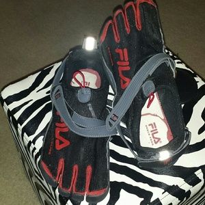 Skele-toes size 13  Red/Black