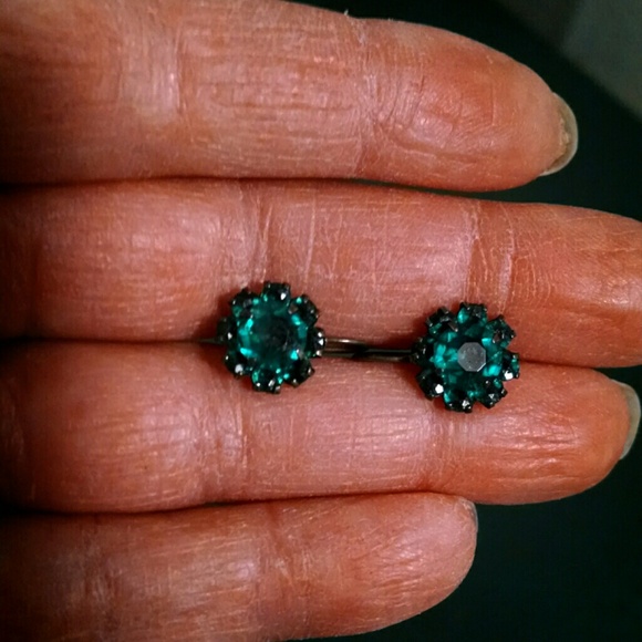 Vintage Sterling Brooch/Pendant Screwback Earrings - Picture 6 of 8