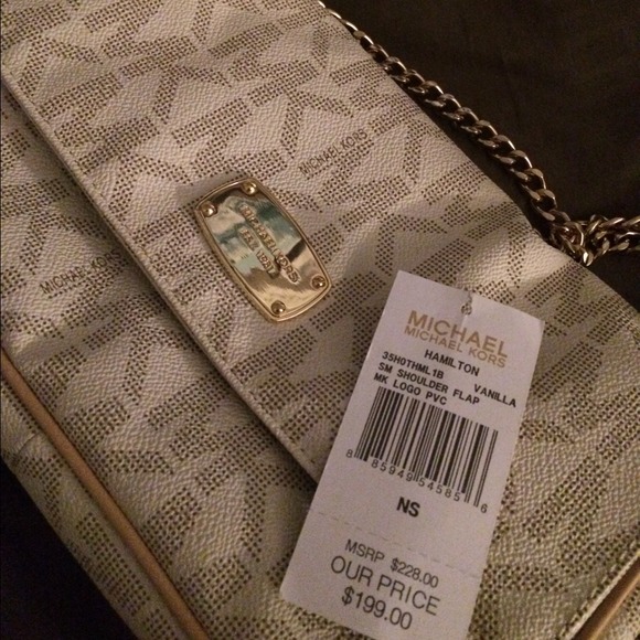 Small Michael Kors monogram bag - Picture 4 of 4