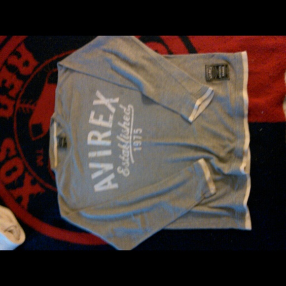 MENS AVIREX WAFFLE SHIRT