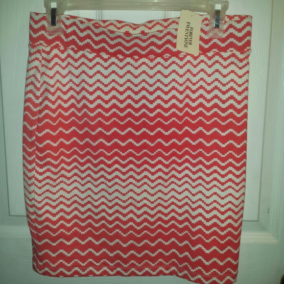 Chevron Mini Skirt