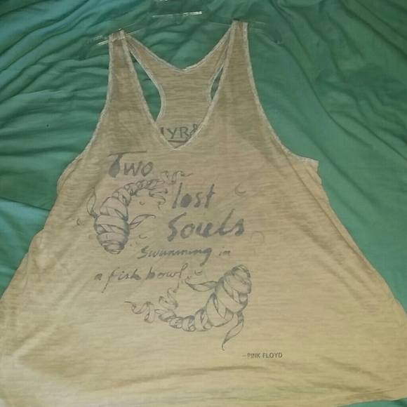Hard Rock flowy racer back tank top