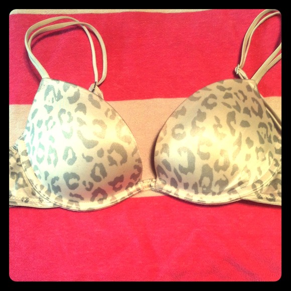 Victoria's Secret Pink Plunge Push Up Bra 32B