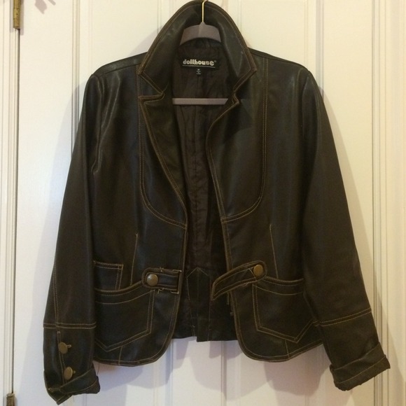 Pleather Blazer/ jacket - Picture 1 of 4