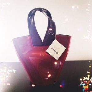 Beijo Patent Oxblood Purse 💋