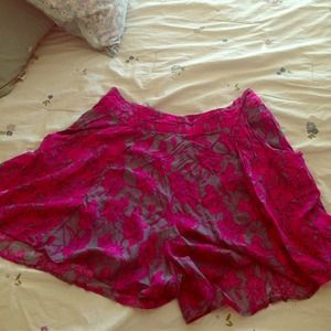 Floral wide shirts with small waist