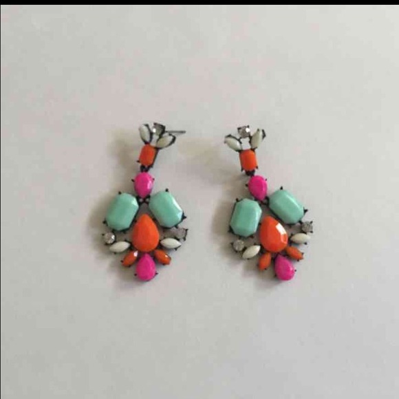 SOLD Vibrant color earrings! - Picture 2 of 2