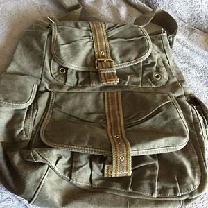 Paris blue back pack