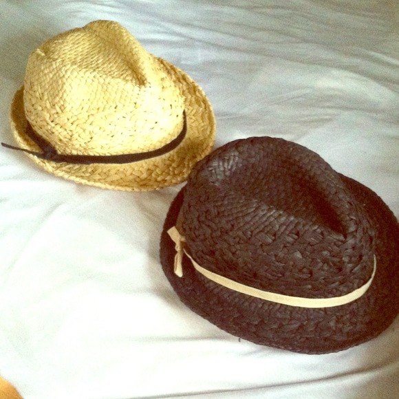 2 for $6 kirra straw fedoras