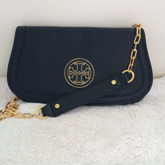 Tory Burch Amanda Logo Clutch NWT