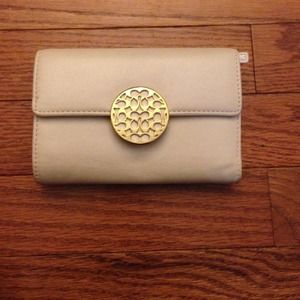 Coach cream wallet