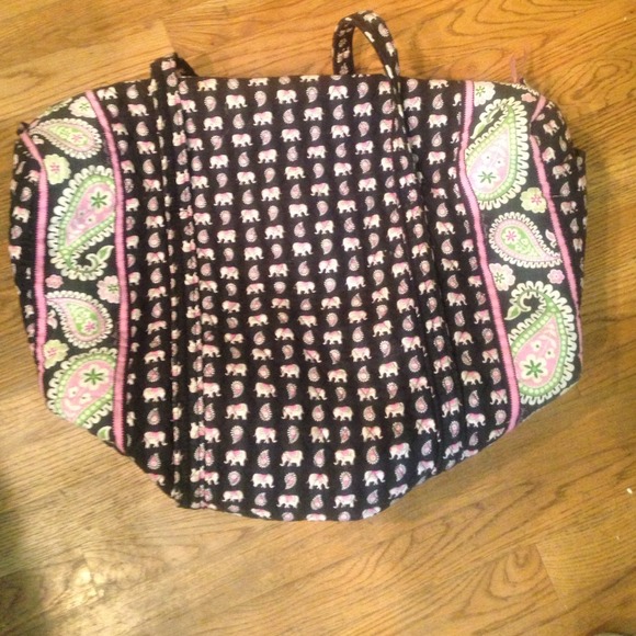 Elephant Vera Bradley large duffle bag