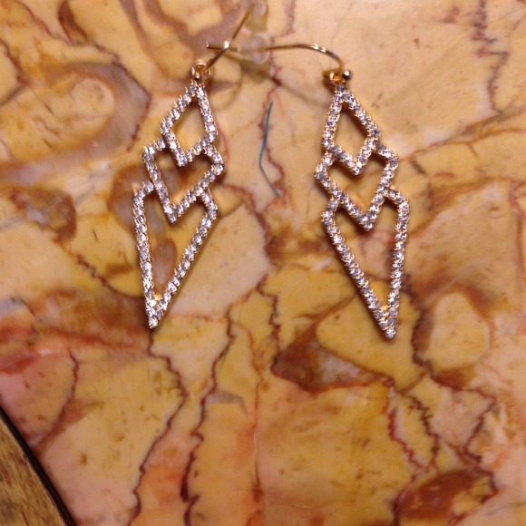 Last one Pave Spear Earrings Stella and Dot Style