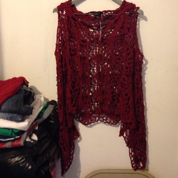 Beautiful crochet vest
