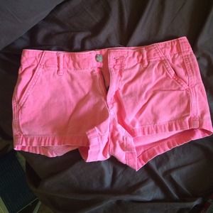 Hollister pink short shorts