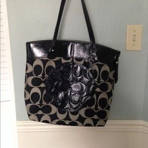 Large Coach tote