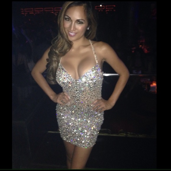 Silver Sequins Dress