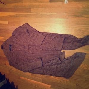 Brown Duster Sweater