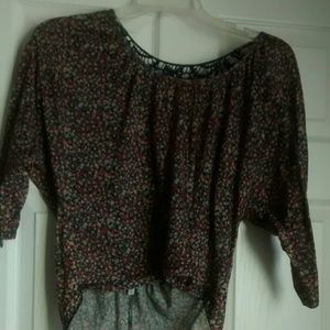 Floral print blouse