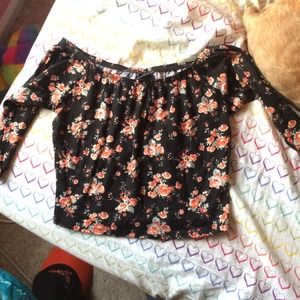 Floral crop top