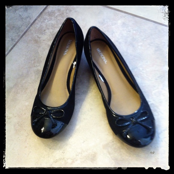 👡SOLD! Adorable Merona Black Flats /  worn once!