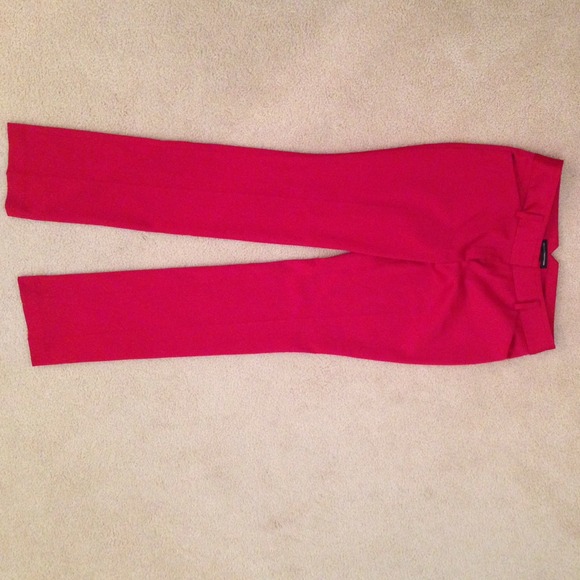 Red satin pants....Sold in bundle! - Picture 2 of 4