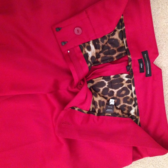 Red satin pants....Sold in bundle! - Picture 3 of 4