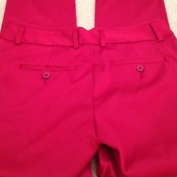 Red satin pants....Sold in bundle! - Picture 4 of 4