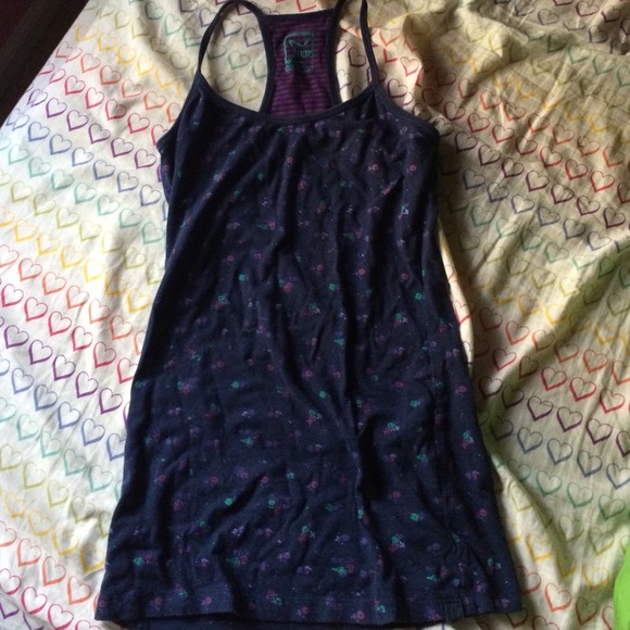 Floral tight tank