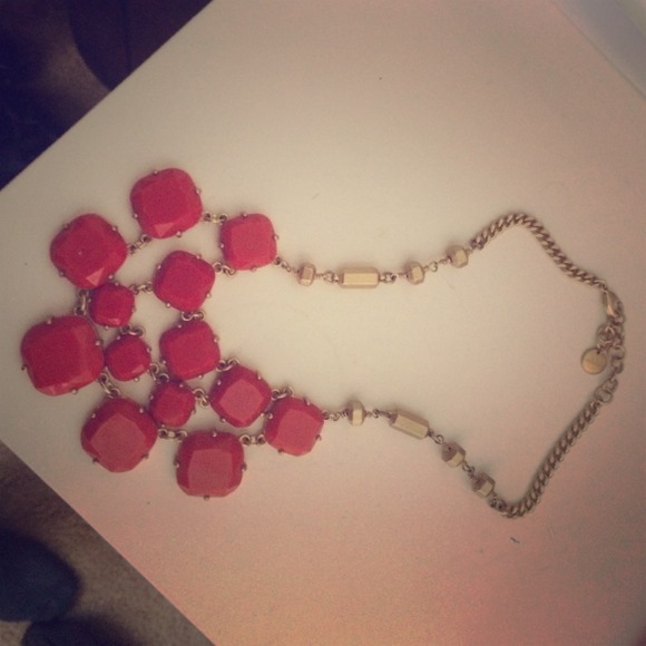 Orange & gold necklace