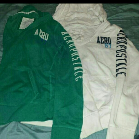 Two new Aeropostale Hoodies Large !