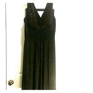 Clearance!!  Final markdown! Black & brown dress
