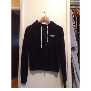 Hollister Button Up Hoodie