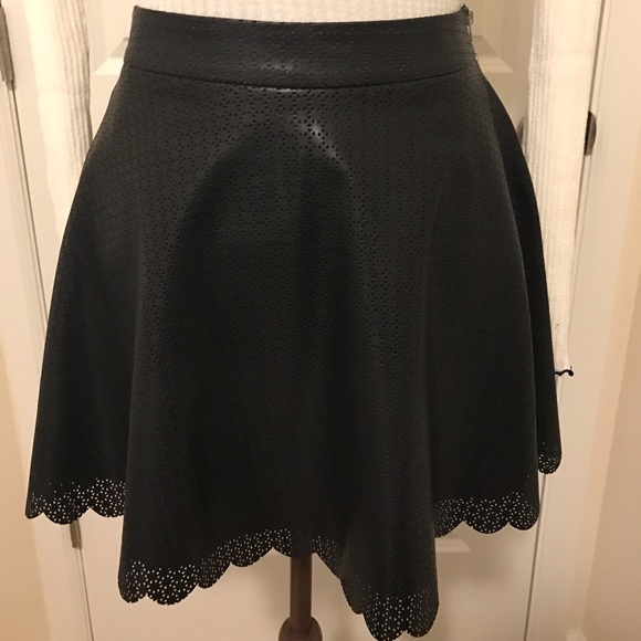 Reduced Leather skirt