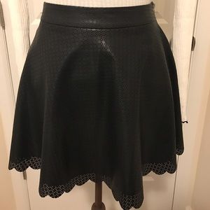 Reduced Leather skirt