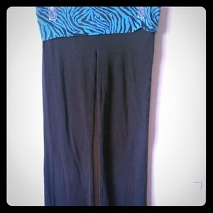 Full length bootcut bling yogas