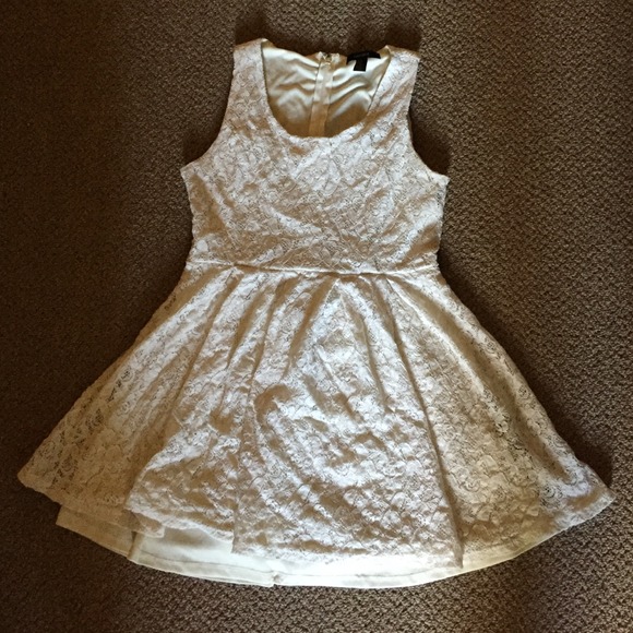 Cream lace dress!