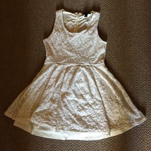 Cream lace dress!