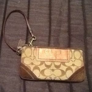 Coach wristlet