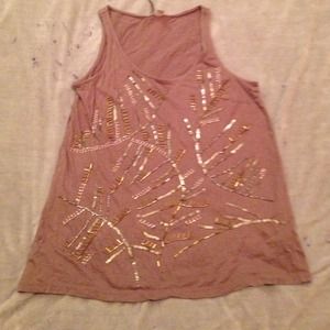 Lauren Conrad jeweled tank top
