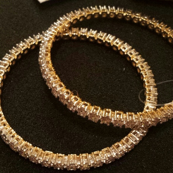 White sparkling bangles - Picture 3 of 3