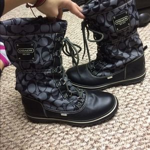 Coach snow boots!