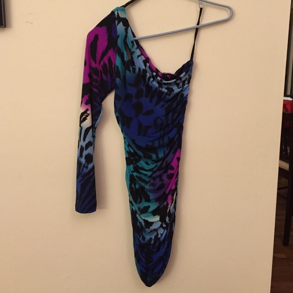 Colorful leopard print dress - Picture 1 of 1