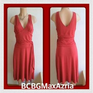 BCBGMAXAZRIA RED GODDESS DRESS