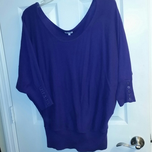 Purple dolman sweater