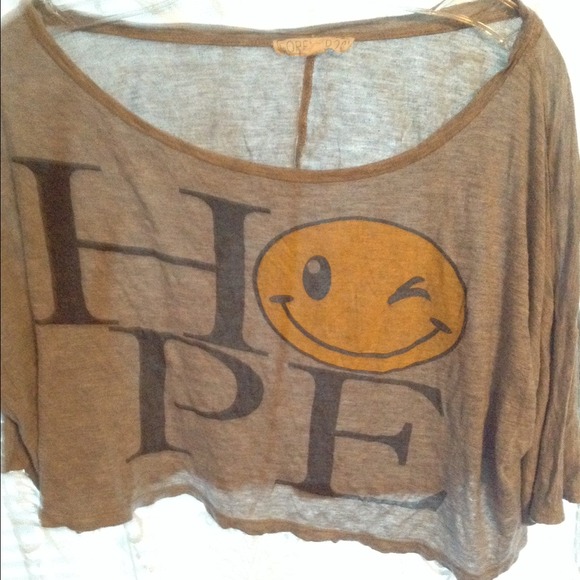 XL "hope" loose fit shirt