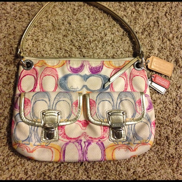 Authentic coach purse
