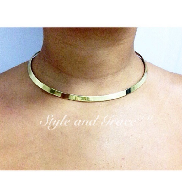 Sleek Metal Choker